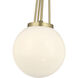 Vellin 1 Light 10 inch Vintage Brass Pendant Ceiling Light
