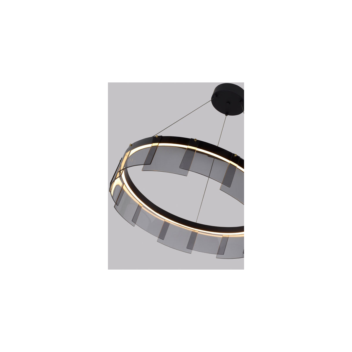 Sean Lavin Stratos LED 30.6 inch Frost/Satin Nickel Chandelier Ceiling Light, Integrated LED