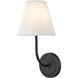 Ami Indoor Wall Sconce Wall Light in Matte Black