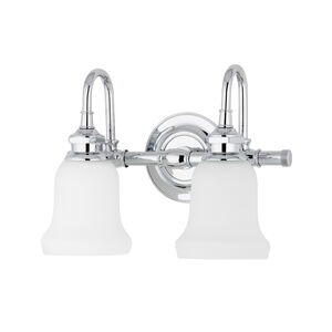 Plymouth 2 Light 13 inch Polished Chrome Bath And Vanity Wall Light