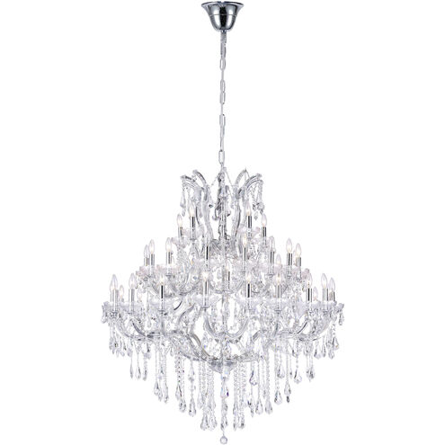 Maria Theresa 41 Light 50 inch Chrome Up Chandelier Ceiling Light