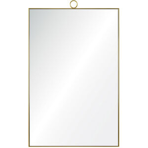 Vertice 38 X 24 inch Brass Wall Mirror