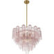 Addis 12 Light 26.75 inch Aged Brass Chandelier Ceiling Light in Spring