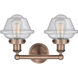 Oxford 2 Light 15.5 inch Antique Copper Bath Vanity Light Wall Light in Seedy