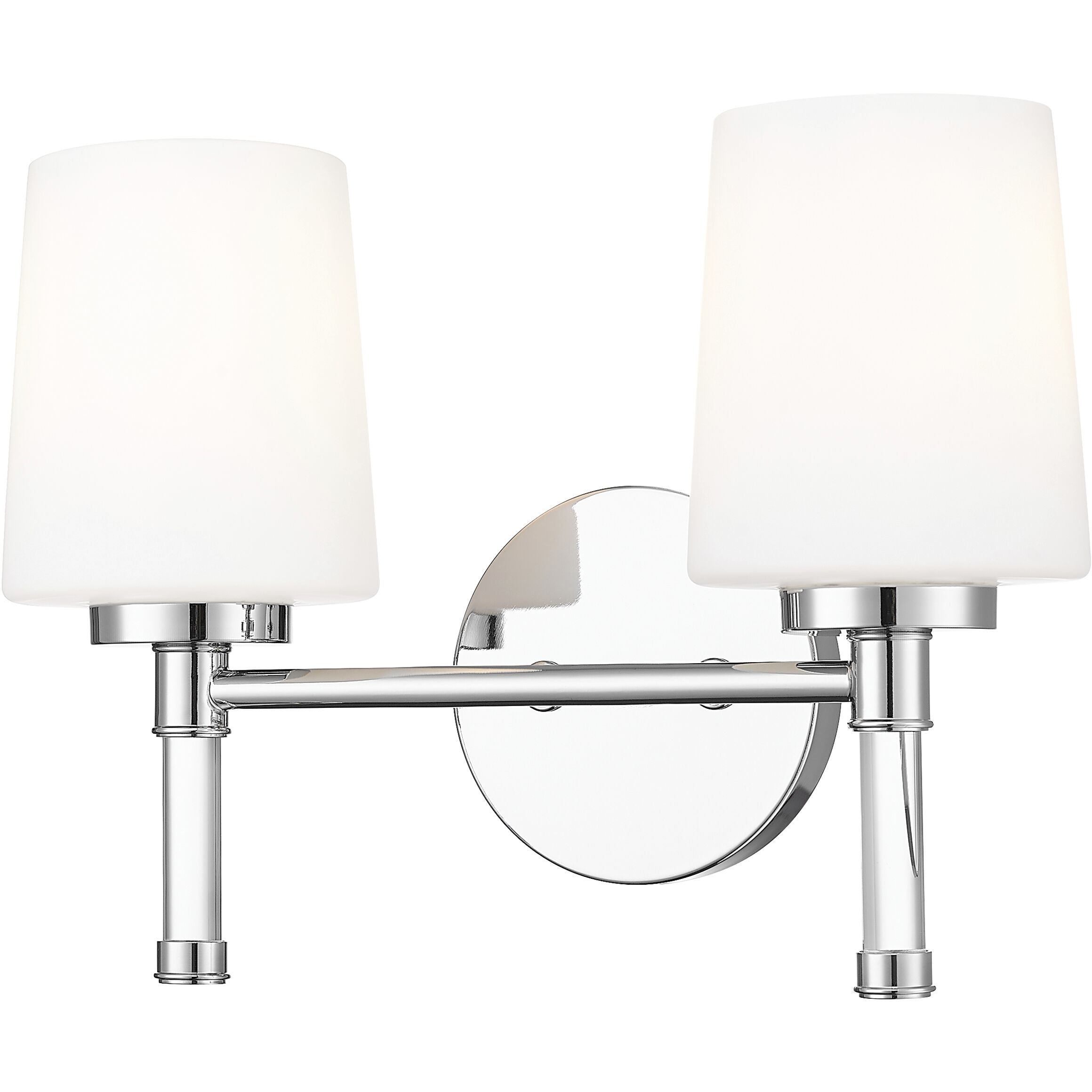 Henri Vanity Wall Light in Chrome