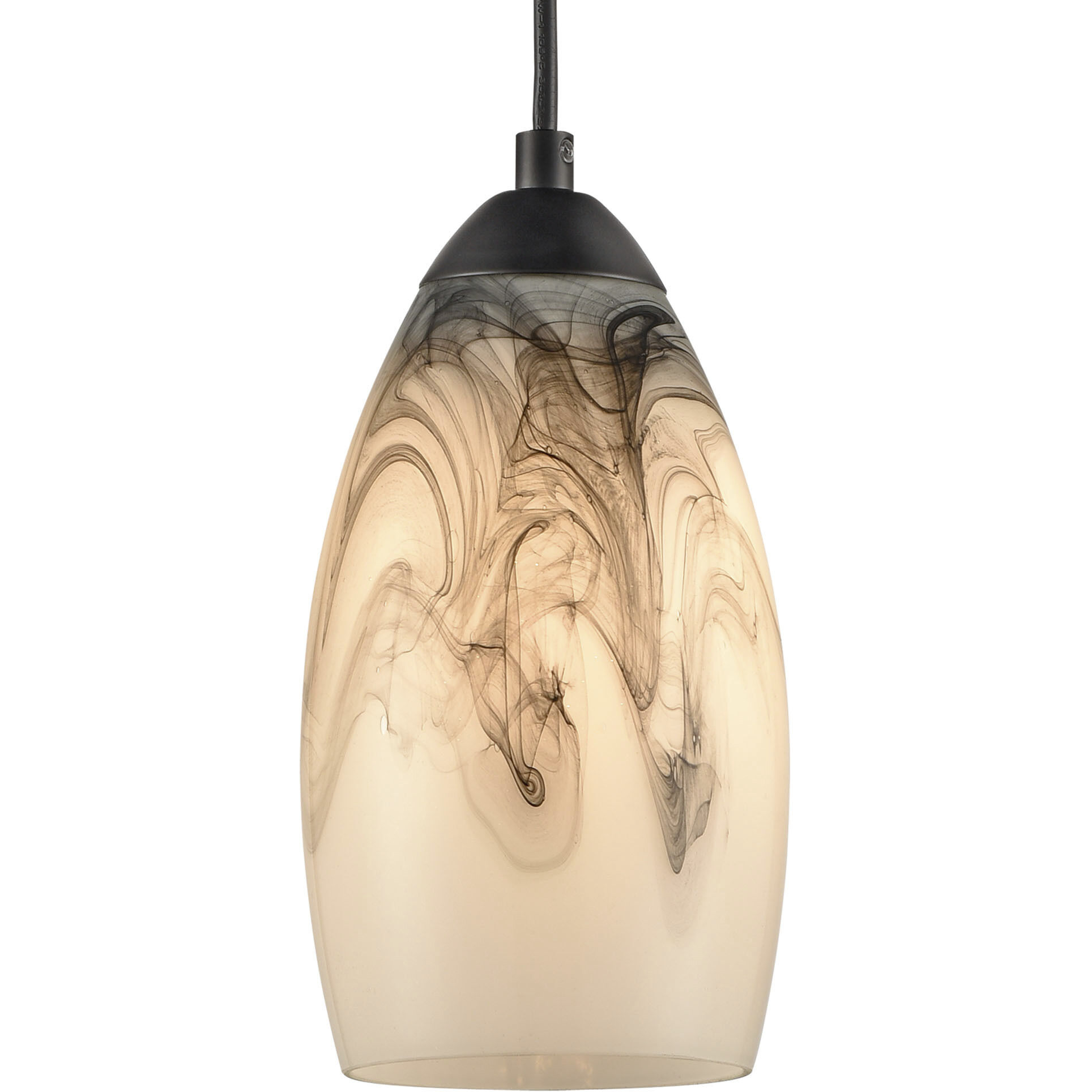 Corey 1 Light 5 inch Matte Black Pendant Ceiling Light