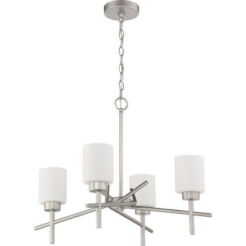 Cadence 4 Light 25 inch Satin Nickel Chandelier Ceiling Light