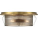 Kiruna 4 Light 17 inch Legacy Brass Flush Mount Ceiling Light