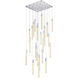 Weston 25 Light 36 inch Chrome Pendant Ceiling Light