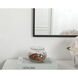 Monet 36 X 14 inch Black Wall Mirror