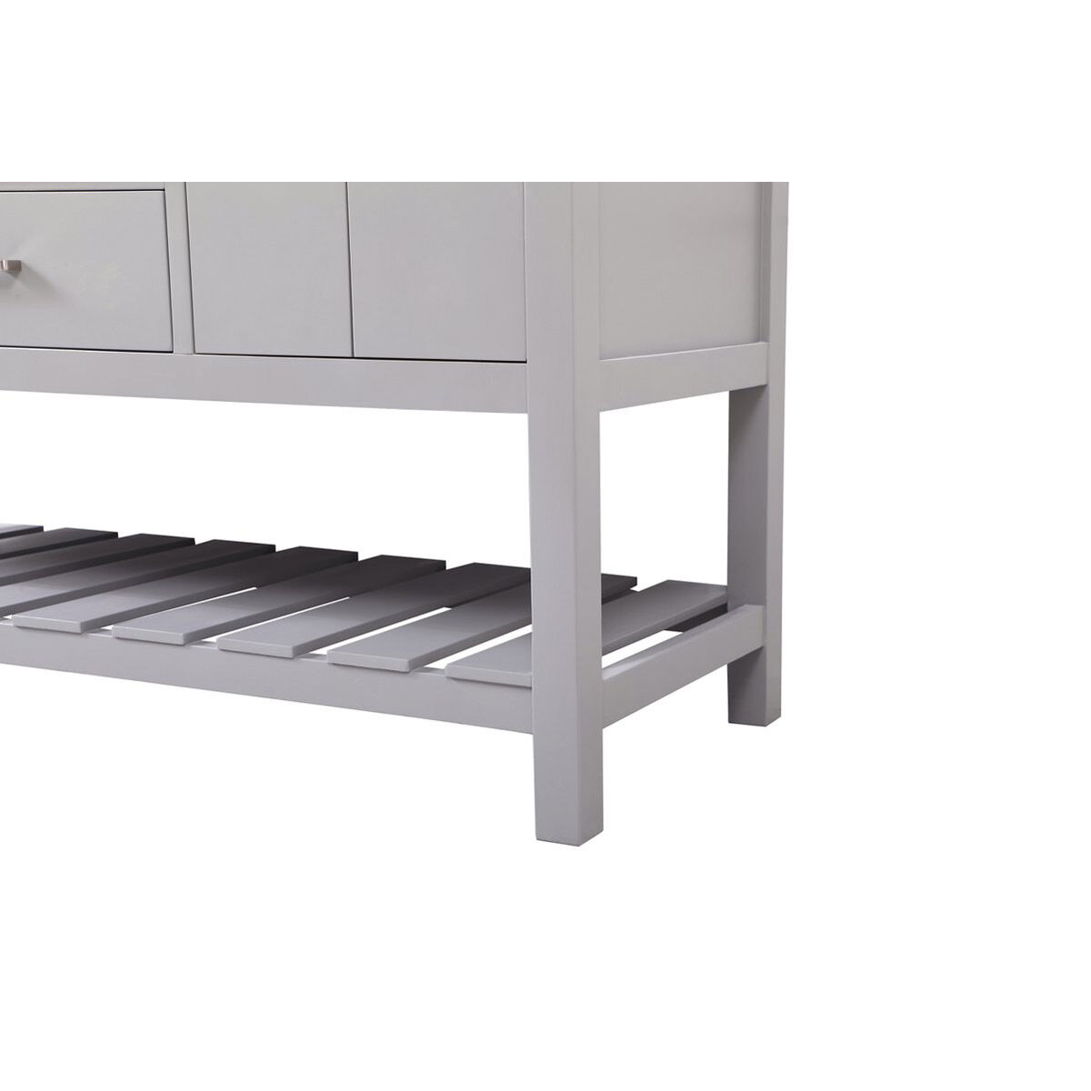 Clement 60 X 22 X 34.13 inch Grey Bathroom Vanity Cabinet