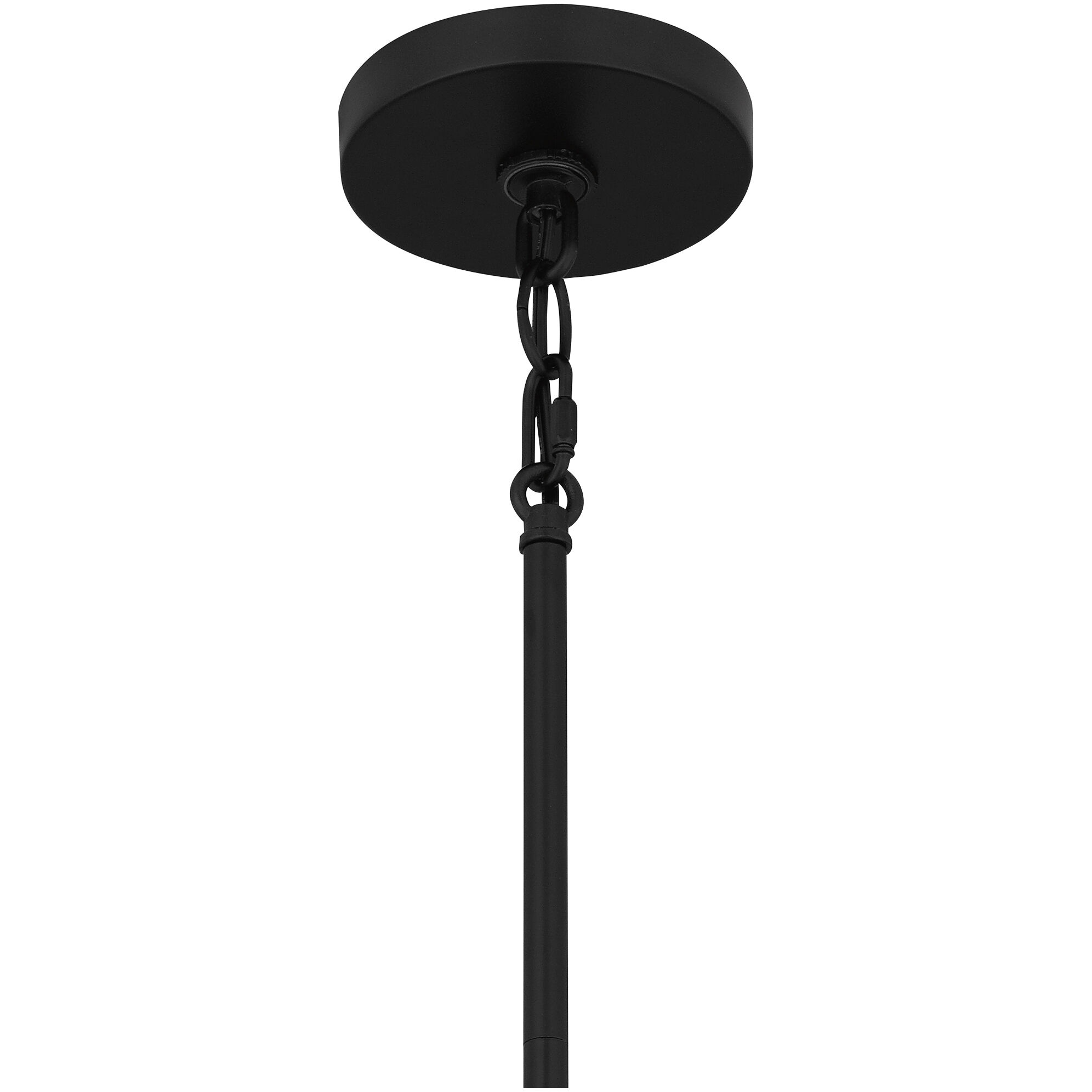 Ursa 1 Light 8 inch Matte Black Mini Pendant Ceiling Light, Small