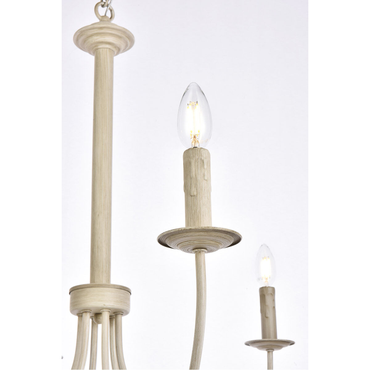 Brielle 6 Light 32 inch Weathered Dove Pendant Ceiling Light