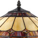 Tiffany 26 inch 60.00 watt Black Table Lamp Portable Light