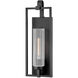 Stassi 1 Light 21 inch Black Outdoor Wall Mount Lantern