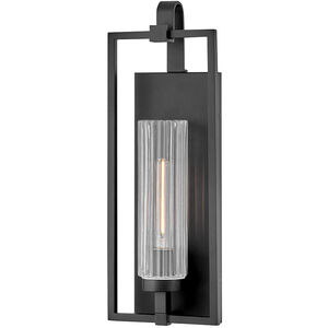 Stassi 1 Light 21 inch Black Outdoor Wall Mount Lantern