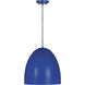Z-Studio 3 Light 19 inch Blue Pendant Ceiling Light