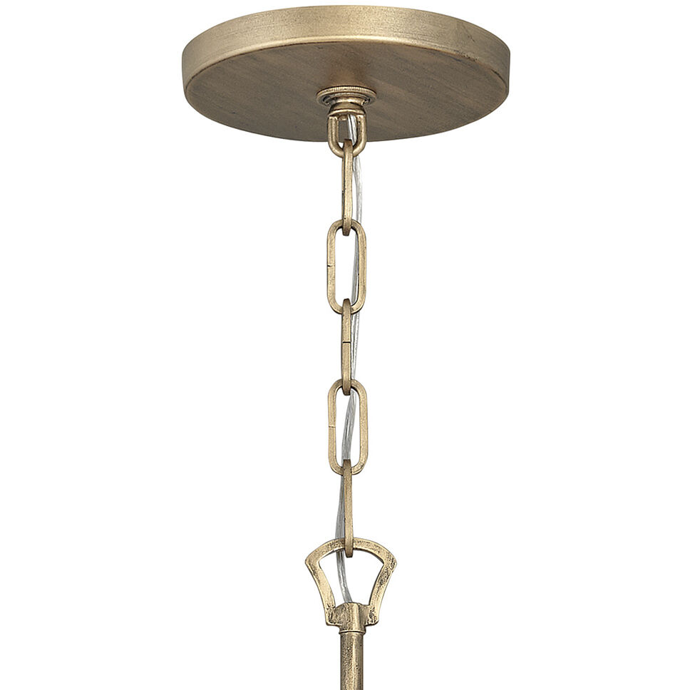 Carter 6 Light 28.5 inch Burnished Gold Indoor Chandelier Ceiling Light
