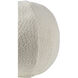 Solan 12 inch Ivory Pillow