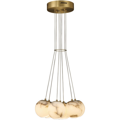 Kepler LED 18 inch Gold Chandelier Ceiling Light