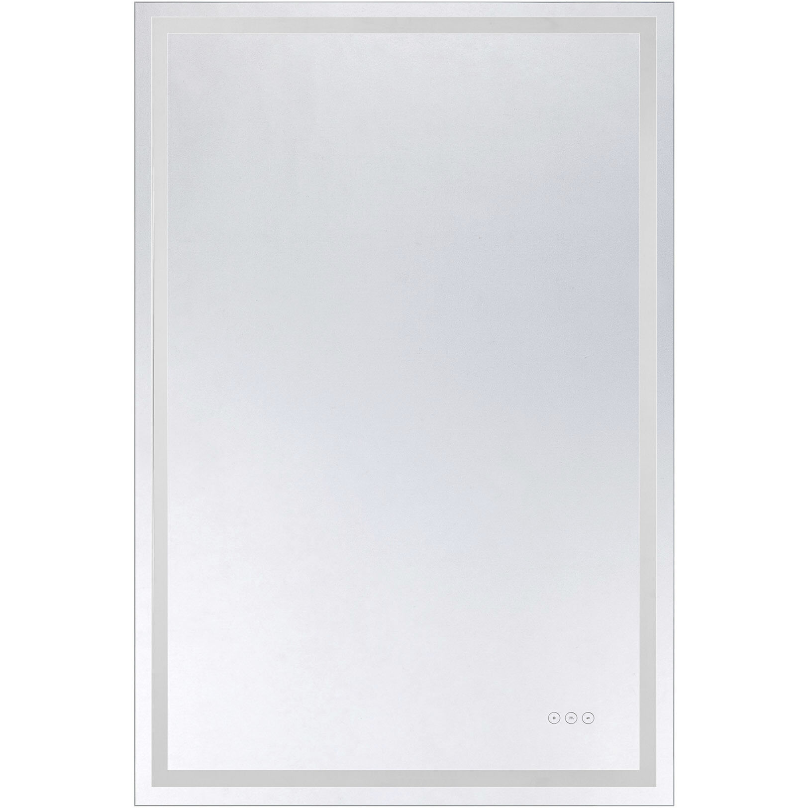 Beckett 48 X 32 inch Frost Mirror, Frontlit and Backlit