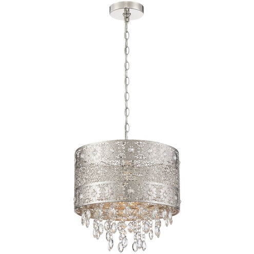 Masura 1 Light 14 inch Polished Nickel Pendant Ceiling Light