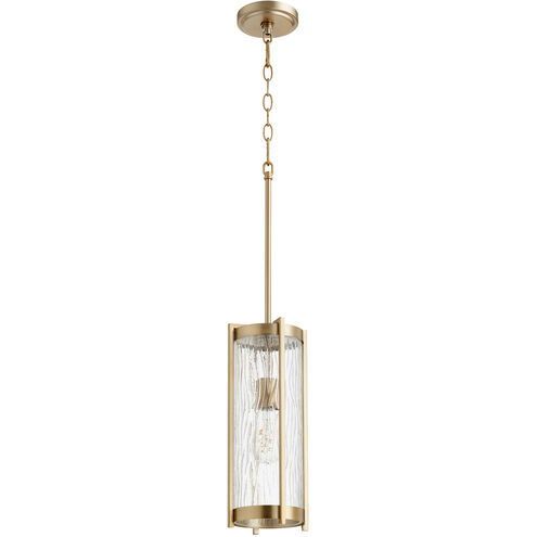 Fort Worth 1 Light 7 inch Aged Brass Mini Pendant Ceiling Light