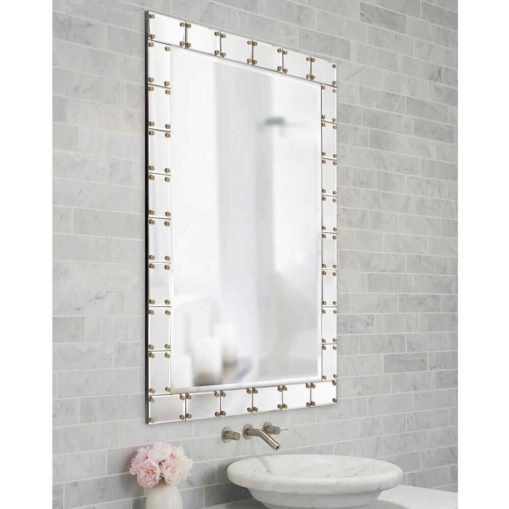 Remington 39 X 27 inch Mirrored Wall Mirror
