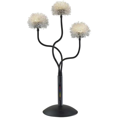 Pom Pom 26.5 inch 2 watt Black Table Lamp Portable Light, RGB