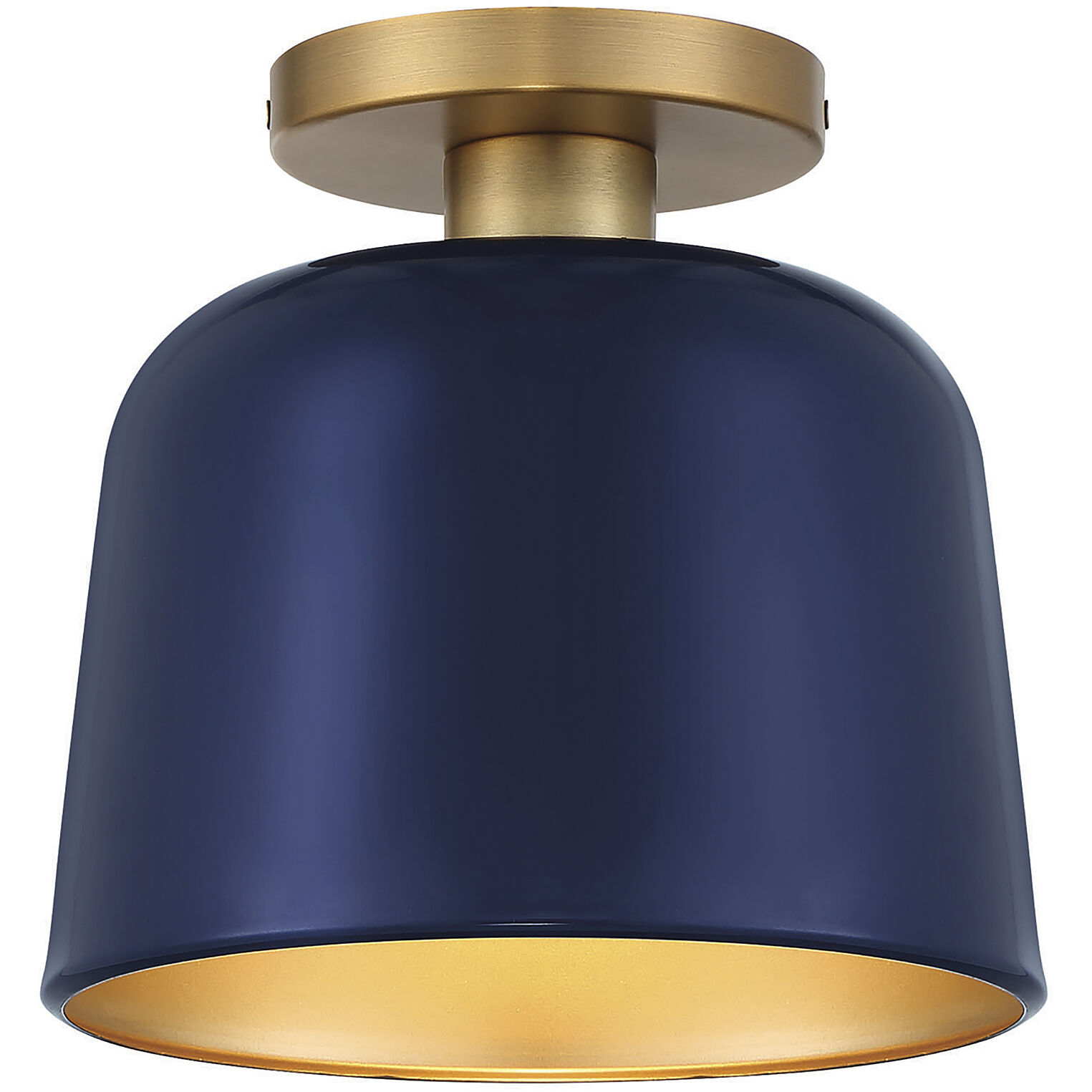 Blue semi flush ceiling light on sale
