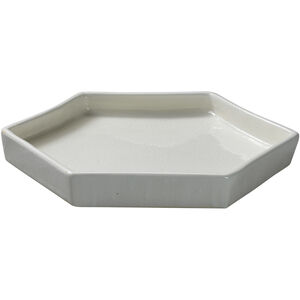 Porto White Ceramic Tray