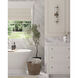 Bonardi 2 Light 5 inch Antique Brass and Clear Bath Sconce Wall Light
