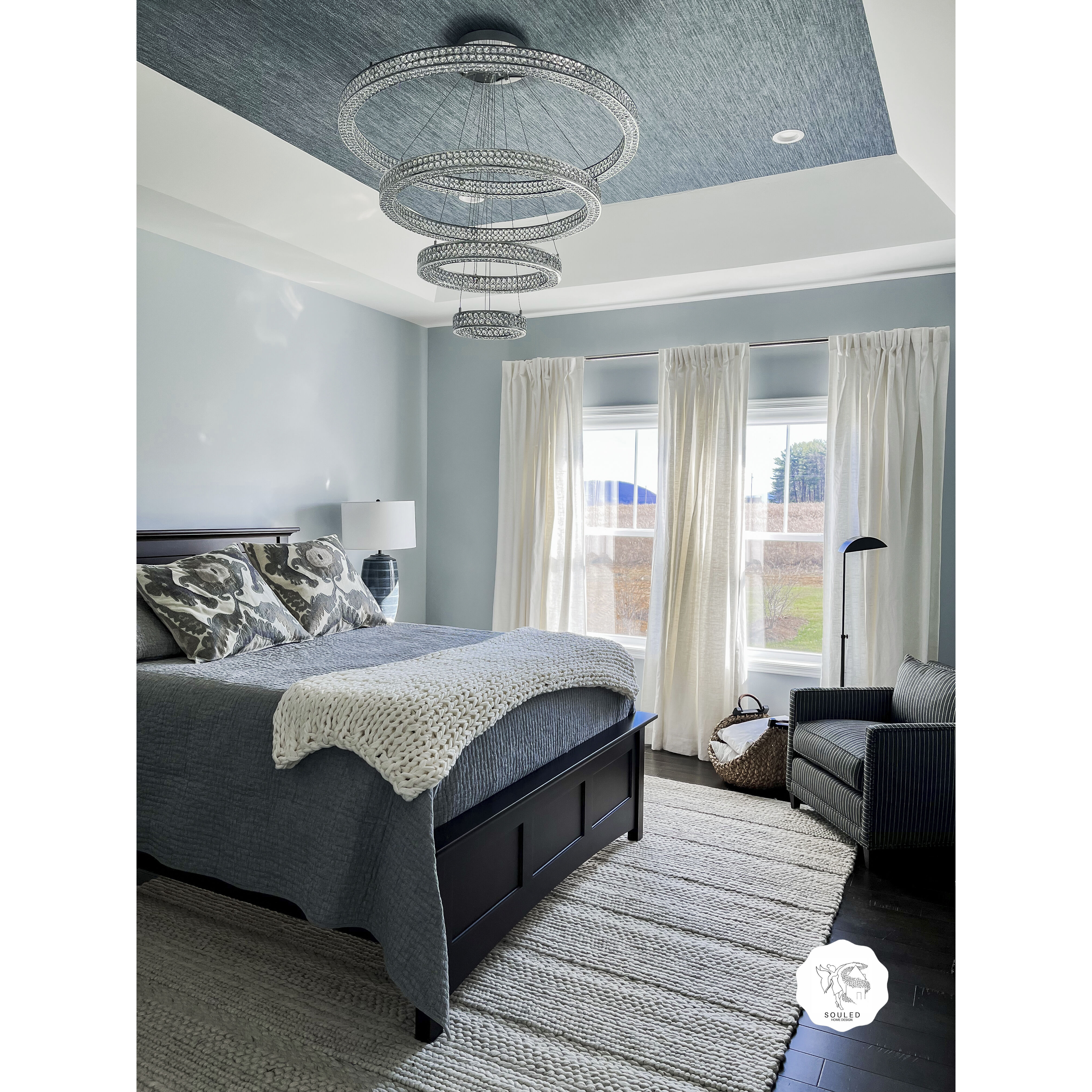 Eternity LED LED 40 inch Polished Chrome Foyer Pendant Ceiling Light