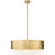 Counterpoint 5 Light 24 inch Modern Gold Chandelier Ceiling Light