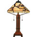 Tiffany 23.5 inch 60 watt Multi Table Lamp Portable Light, Naturals