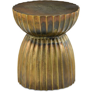 Rasi 19 inch Antique Brass Table/Stool