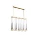 Abbey Park 10 Light 13 inch Brushed Brass Multi Port Pendant Ceiling Light