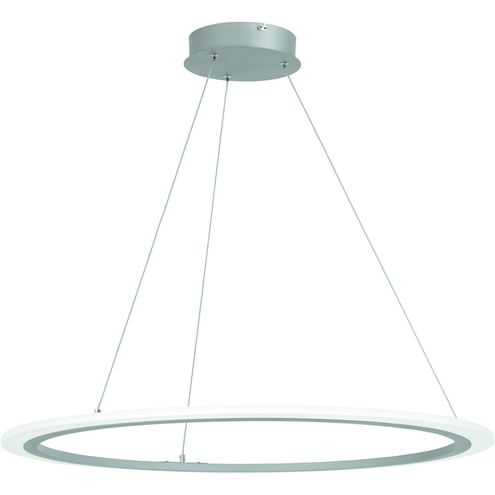 Discovery LED 31.25 inch Silver Pendant Ceiling Light