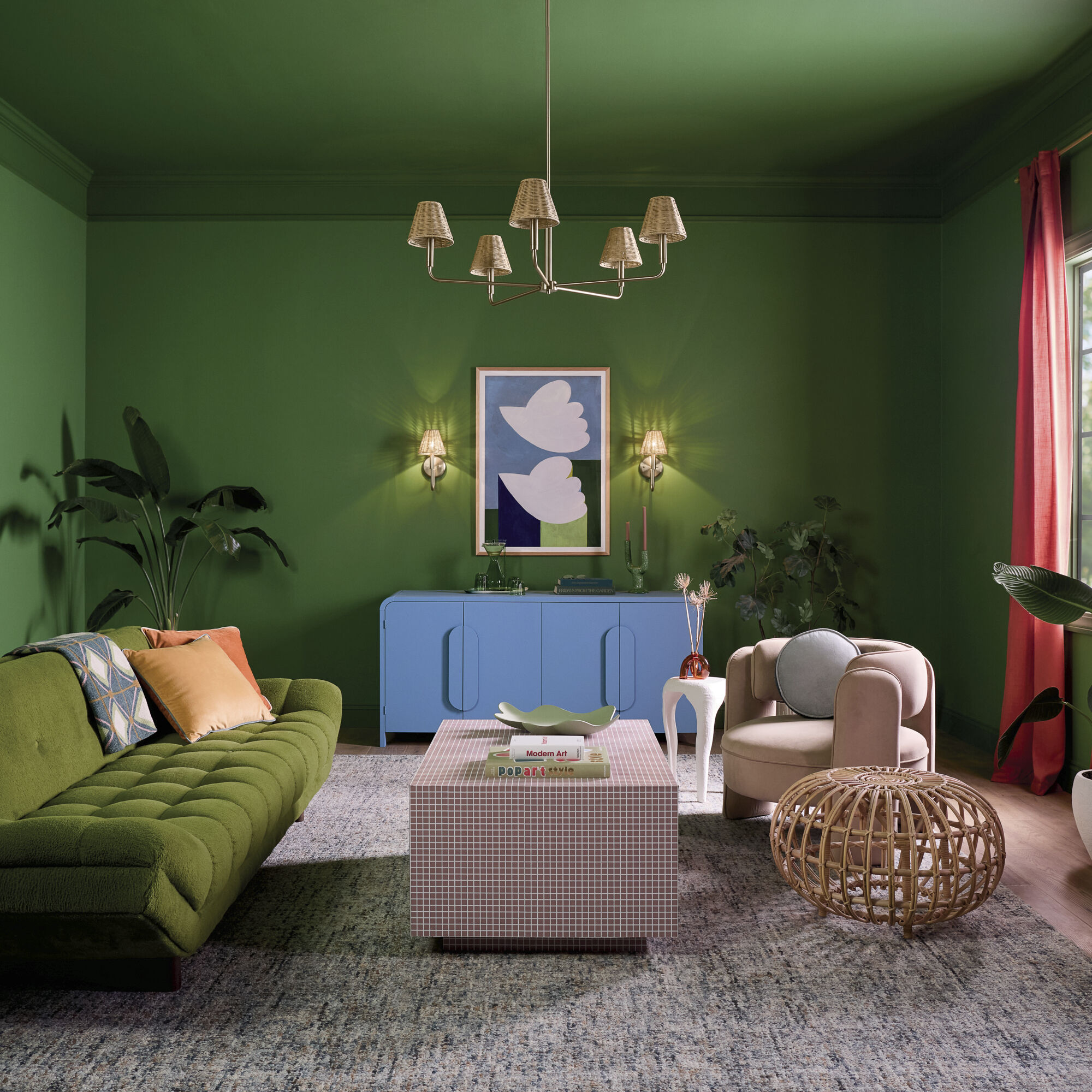 Bekah 5 Light Champagne Bronze Chandelier Ceiling Light