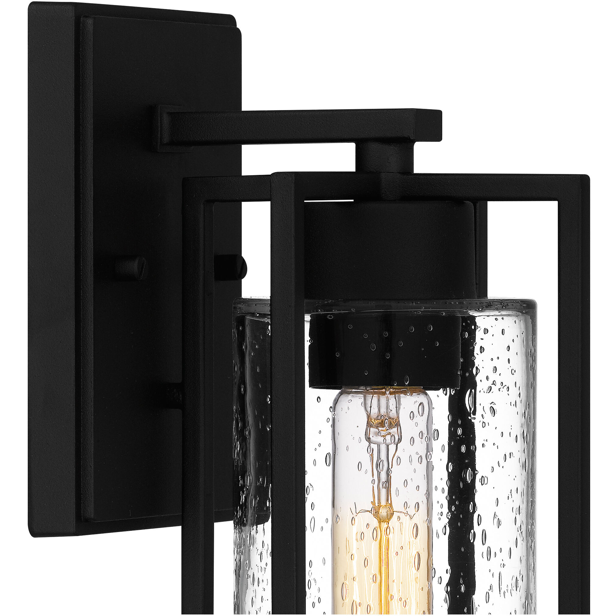 Damien 1 Light 12 inch Earth Black Outdoor Wall Lantern