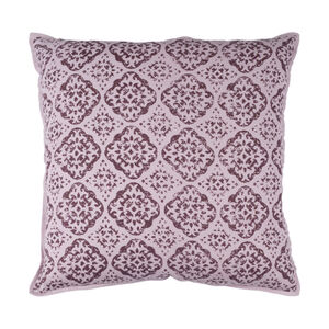 D Orsay 18 X 18 inch Mauve and Dark Purple Throw Pillow