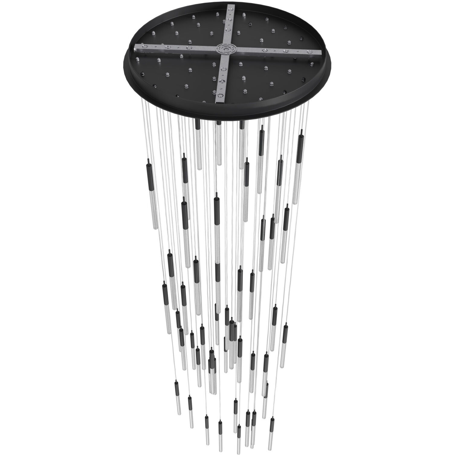 Main St. LED 37 inch Black Multi Port Pendant Ceiling Light