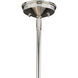 Estelle LED 27.5 inch Polished Nickel Pendant Ceiling Light