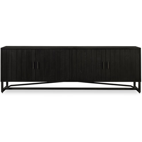 Sierra 79 inch Black Media Unit