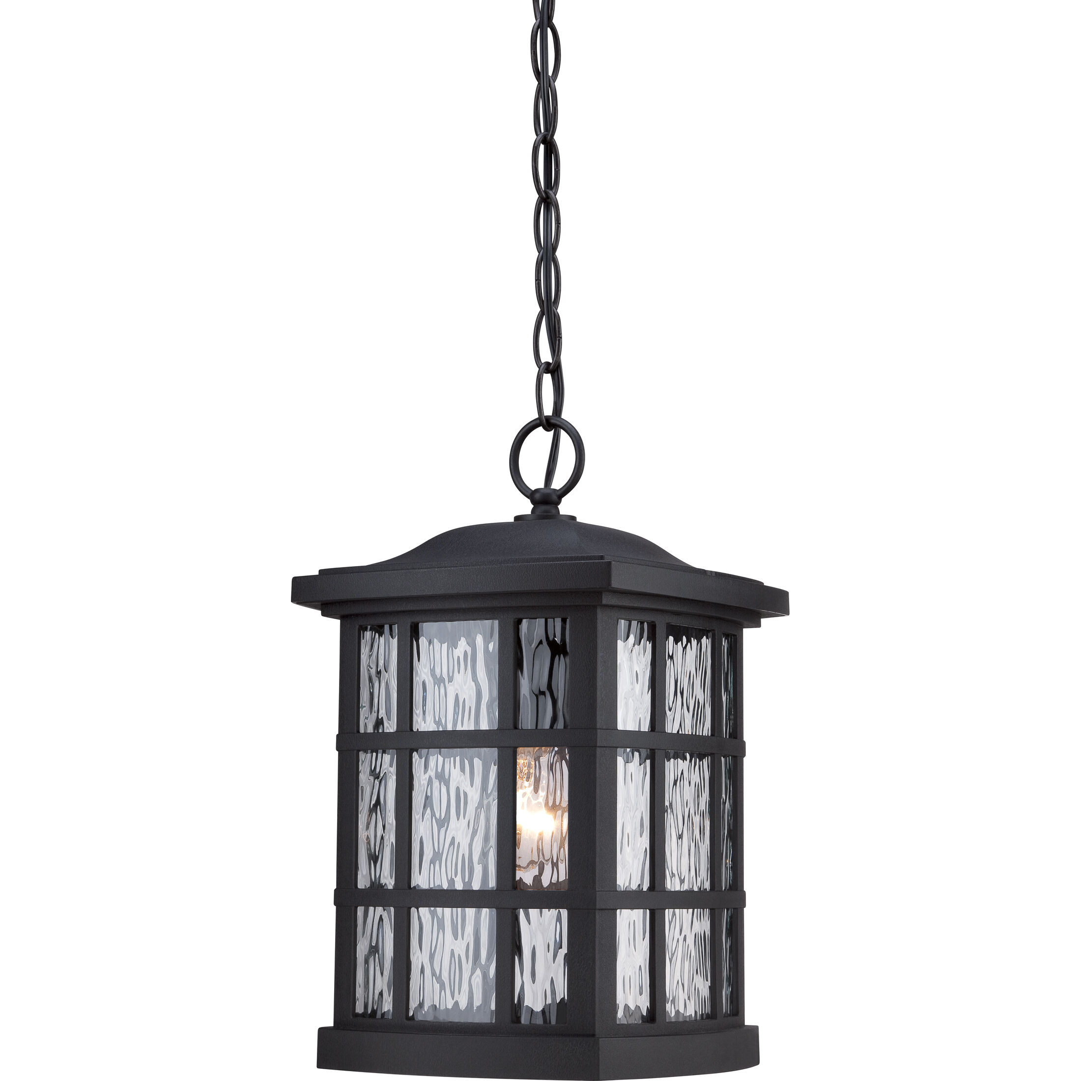 Stonington 1 Light 10 inch Mystic Black Outdoor Hanging