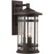 Mission Hills 3 Light 20 inch Oiled Bronze Outdoor Wall Lantern