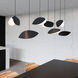 Papillons LED 16 inch Satin Black Pendant Ceiling Light