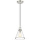 Harper 1 Light 8 inch Polished Nickel Pendant Ceiling Light