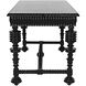 Portuguese 60 X 28 inch Hand Rubbed Black Desk, Small