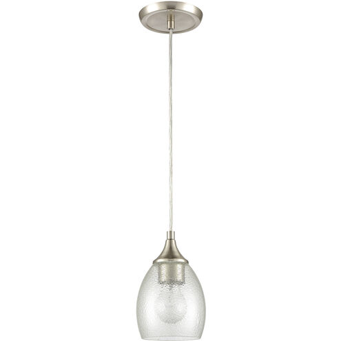 Miranda 1 Light 5 inch Satin Nickel Mini Pendant Ceiling Light